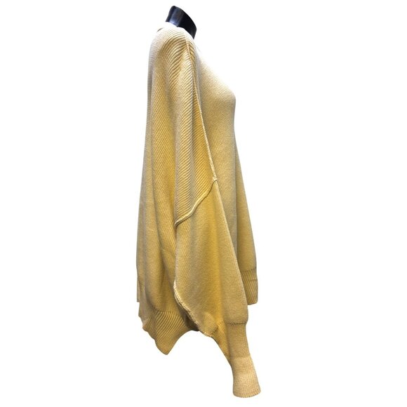 NWT Free People Cream Oversized Pullover Sweater L - Picture 3 of 6